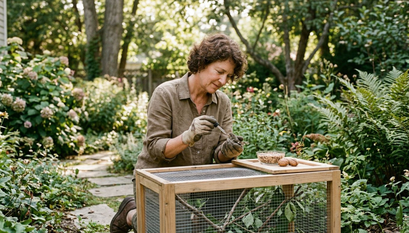 Élever et soigner des animaux sauvages dans son jardin